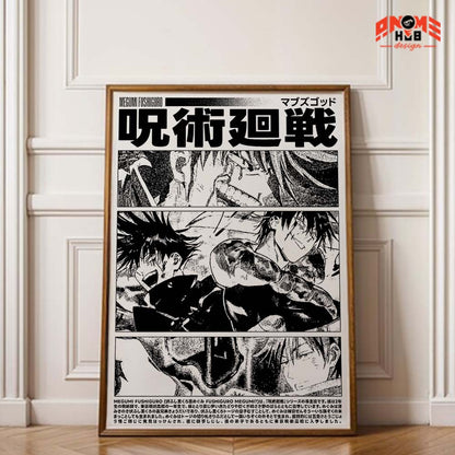 Jujustsuu Kaiisenn 2 Poster/Canvas, Art Anime Wall Print, Wall Decor  –  Poster/Canvas ANIME HUB