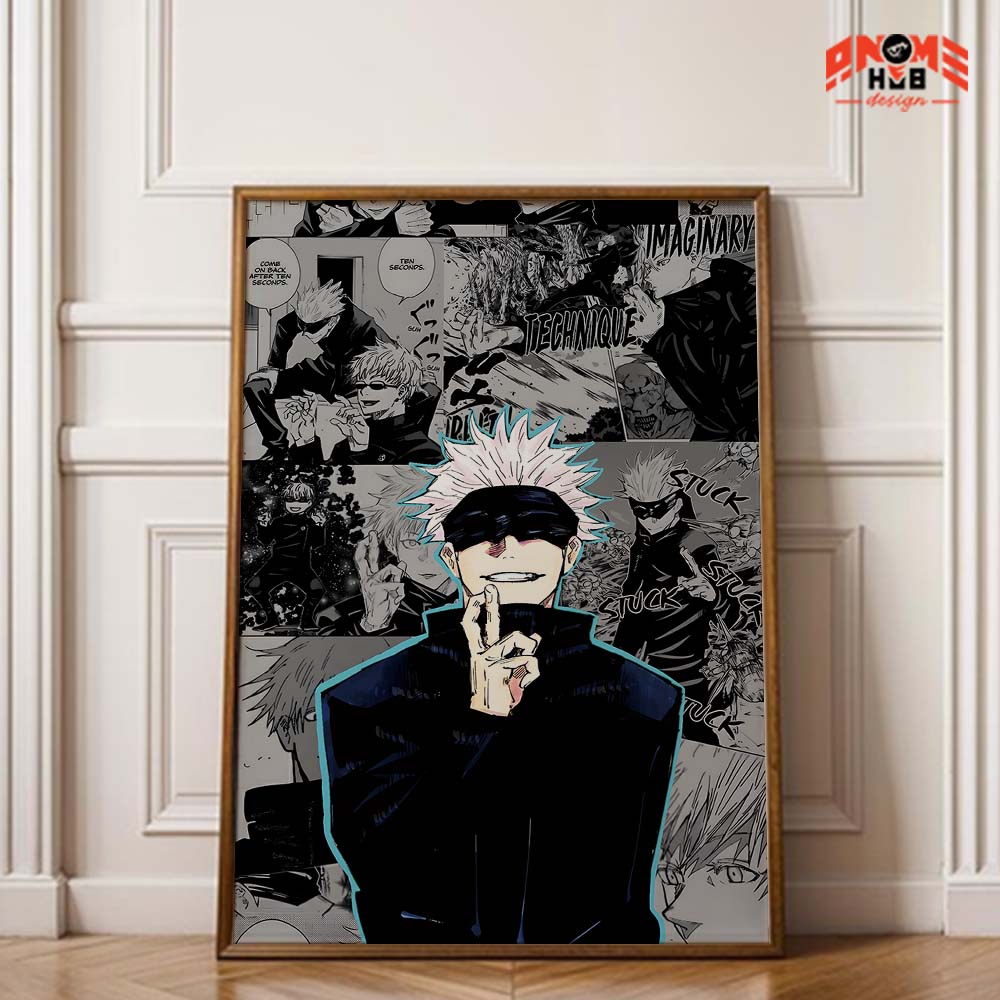 Jujustsuu Kaiisenn 10 Poster/Canvas, Art Anime Wall Print, Wall Decor  –  Poster/Canvas ANIME HUB