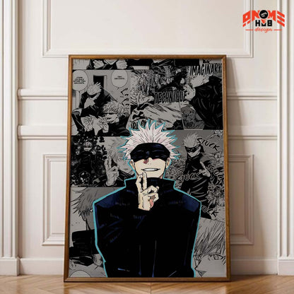 Jujustsuu Kaiisenn 10 Poster/Canvas, Art Anime Wall Print, Wall Decor  –  Poster/Canvas ANIME HUB