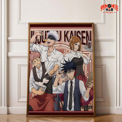 Jujustsuu Kaiisenn 26 Poster/Canvas, Art Anime Wall Print, Wall Decor  –  Poster/Canvas ANIME HUB
