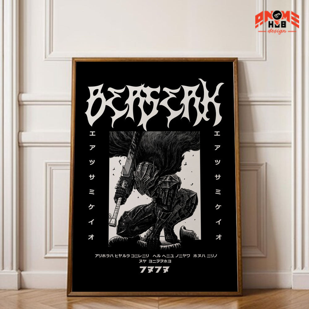 Berserkk 15 Poster/Canvas, Art Anime Wall Print, Wall Decor  –  Poster/Canvas ANIME HUB