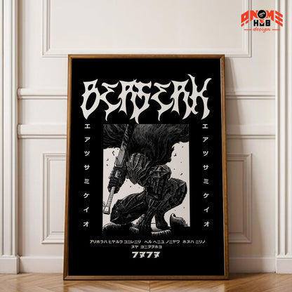 Berserkk 15 Poster/Canvas, Art Anime Wall Print, Wall Decor  –  Poster/Canvas ANIME HUB