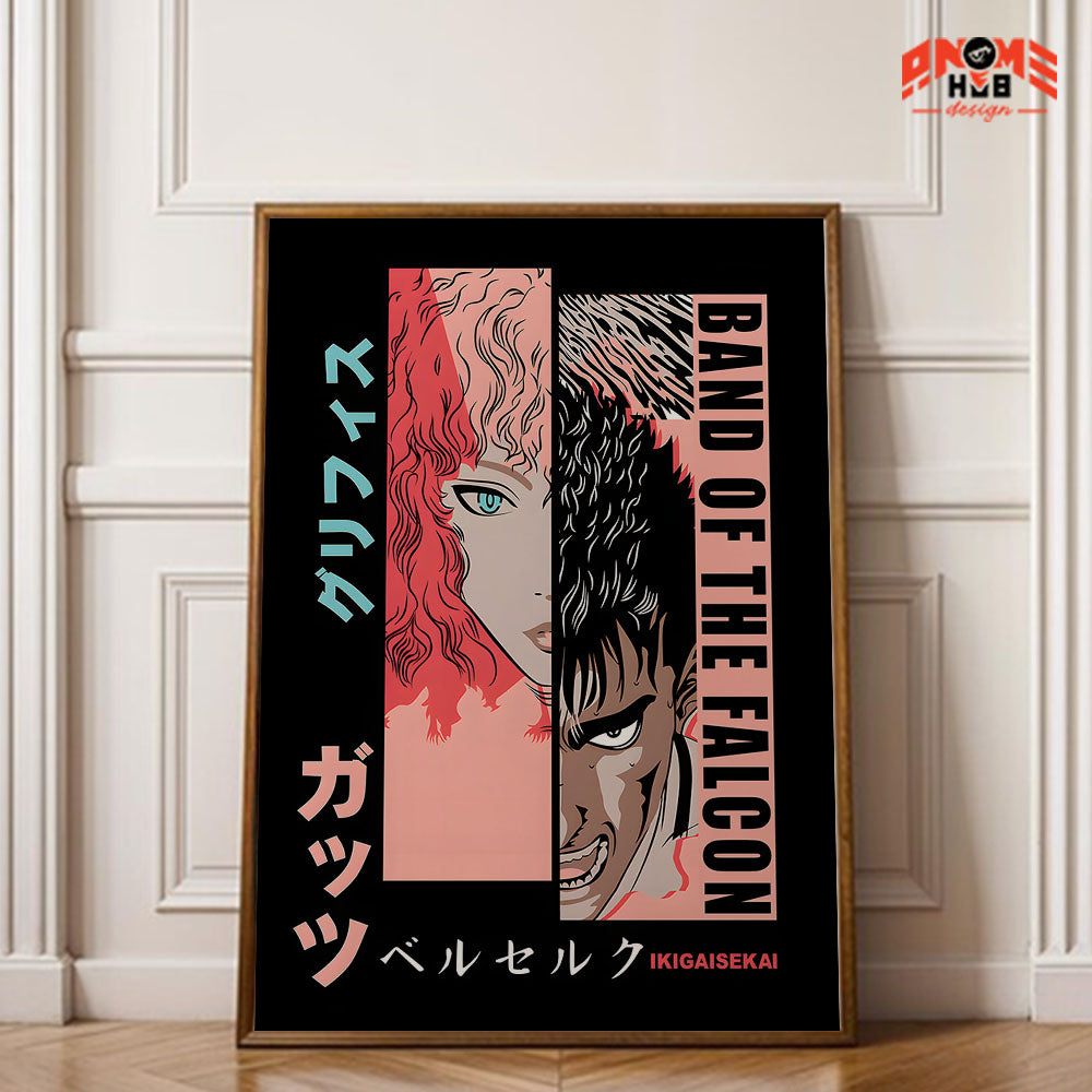 Berserkk 2 Poster/Canvas, Art Anime Wall Print, Wall Decor  –  Poster/Canvas ANIME HUB