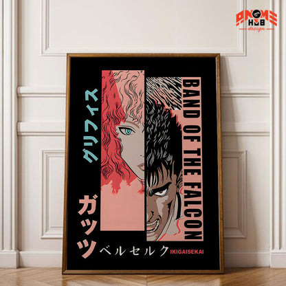 Berserkk 2 Poster/Canvas, Art Anime Wall Print, Wall Decor  –  Poster/Canvas ANIME HUB