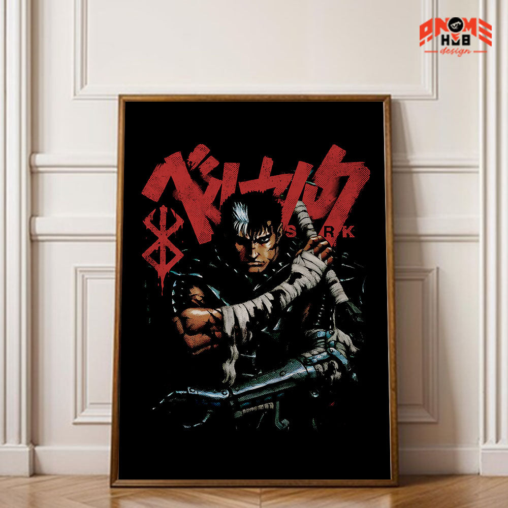 Berserkk 9 Poster/Canvas, Art Anime Wall Print, Wall Decor  –  Poster/Canvas ANIME HUB