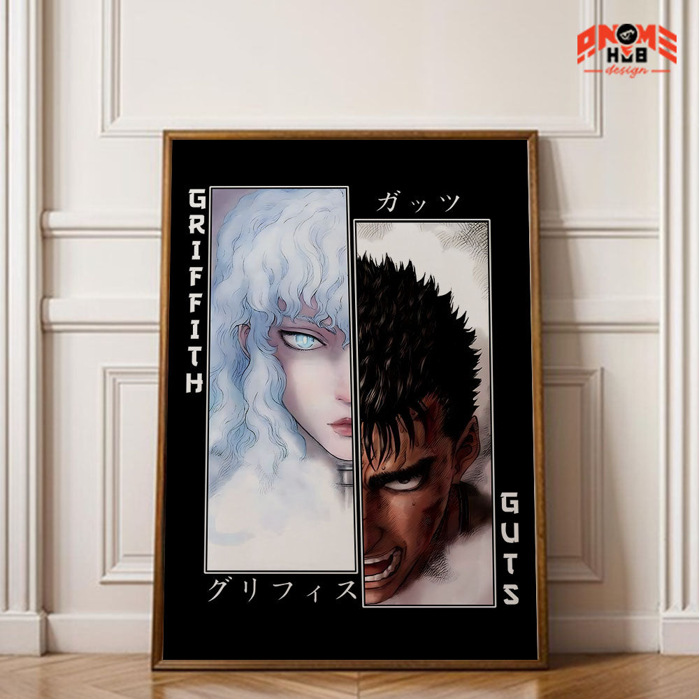 Berserkk 6 Poster/Canvas, Art Anime Wall Print, Wall Decor  –  Poster/Canvas ANIME HUB