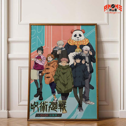 Jujustsuu Kaiisenn 17 Poster/Canvas, Art Anime Wall Print, Wall Decor  –  Poster/Canvas ANIME HUB