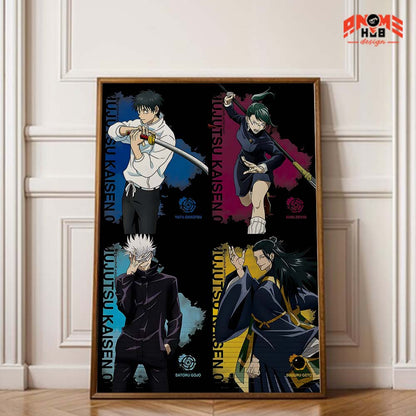 Jujustsuu Kaiisenn 21 Poster/Canvas, Art Anime Wall Print, Wall Decor  –  Poster/Canvas ANIME HUB