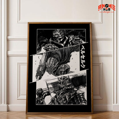 Berserkk 1 Poster/Canvas, Art Anime Wall Print, Wall Decor  –  Poster/Canvas ANIME HUB
