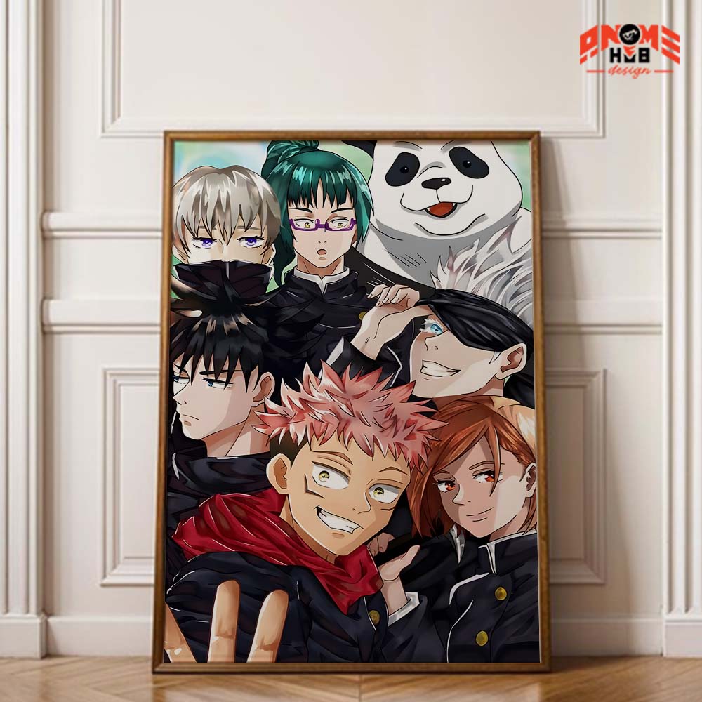 Jujustsuu Kaiisenn 18 Poster/Canvas, Art Anime Wall Print, Wall Decor  –  Poster/Canvas ANIME HUB