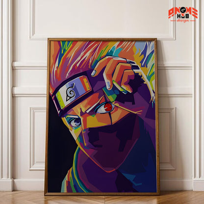 Narrutoo Poster/Canvas, Art Anime Wall Print, Wall Decor  – Hattakee Kakaasshi  2 Poster/Canvas ANIME HUB