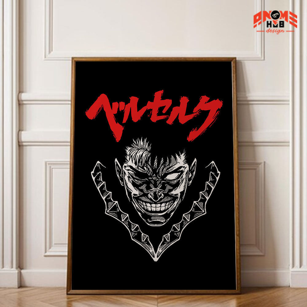 Póster de Griffith del anime Berserk | Arte mural de Berserk | Póster de Berserk | Impresión decorativa de alta calidad