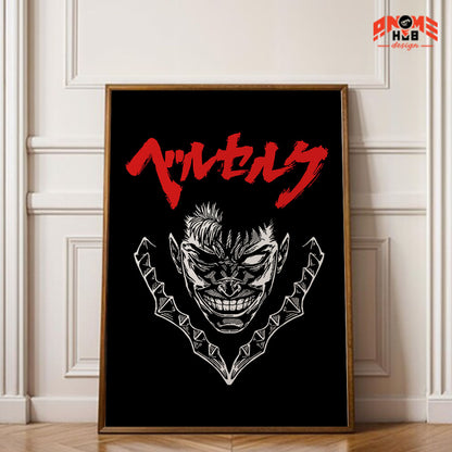 Póster de Griffith del anime Berserk | Arte mural de Berserk | Póster de Berserk | Impresión decorativa de alta calidad