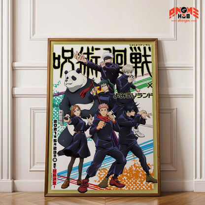 Jujustsuu Kaiisenn 15 Poster/Canvas, Art Anime Wall Print, Wall Decor  –  Poster/Canvas ANIME HUB