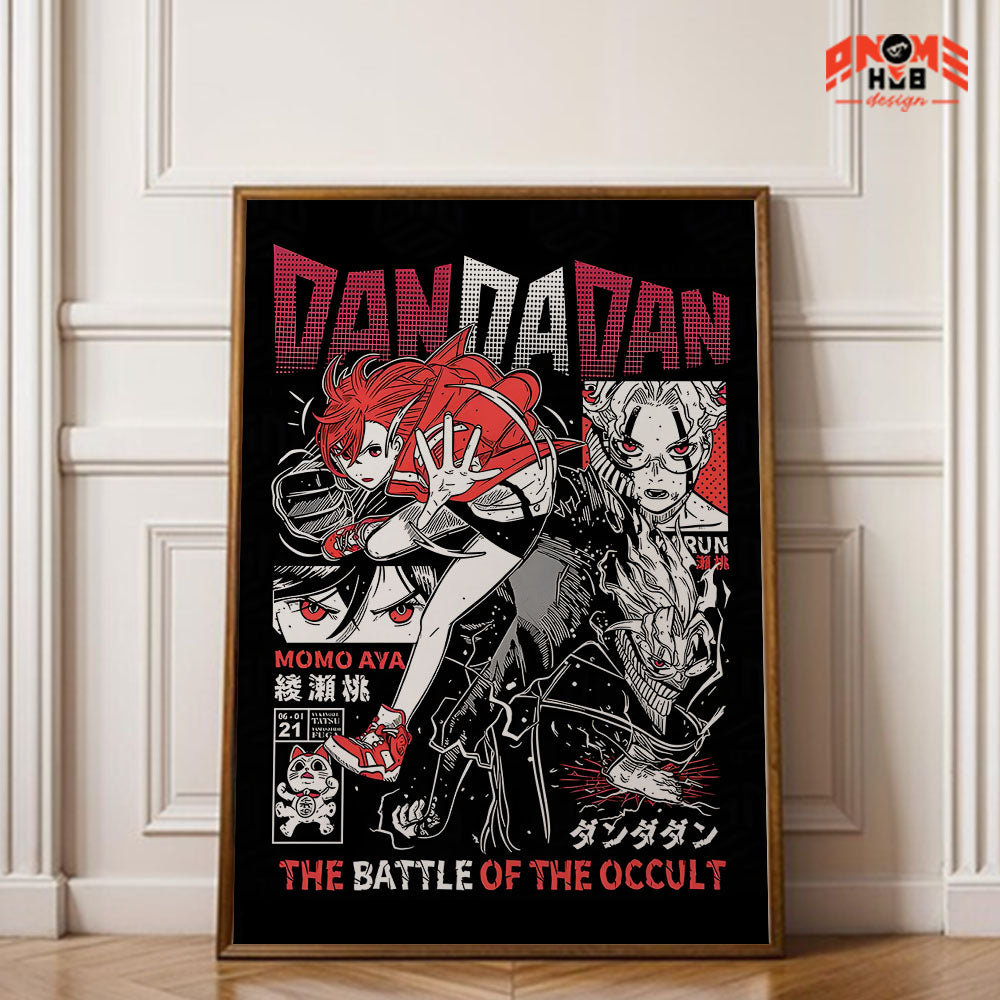 Daandadann 2 Poster/Canvas, Art Anime Wall Print, Wall Decor  –  Poster/Canvas ANIME HUB