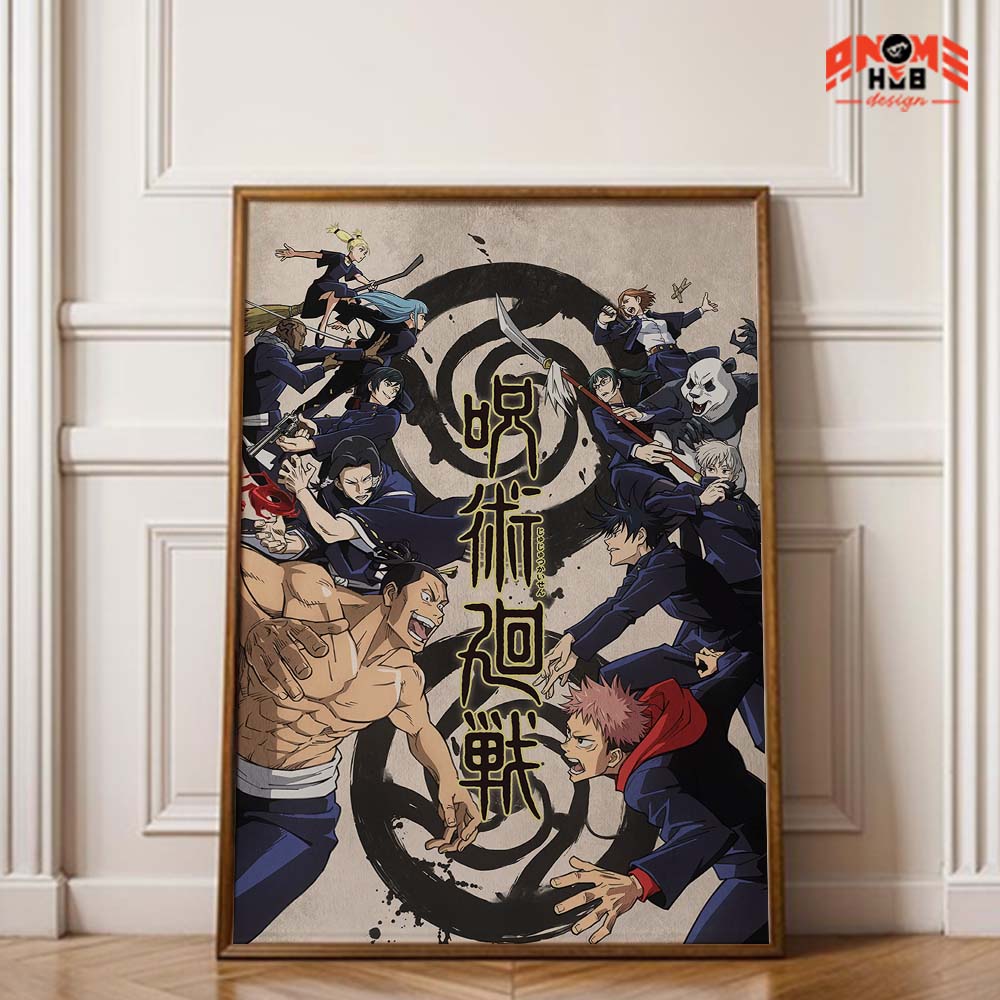 Jujustsuu Kaiisenn 31 Poster/Canvas, Art Anime Wall Print, Wall Decor  –  Poster/Canvas ANIME HUB