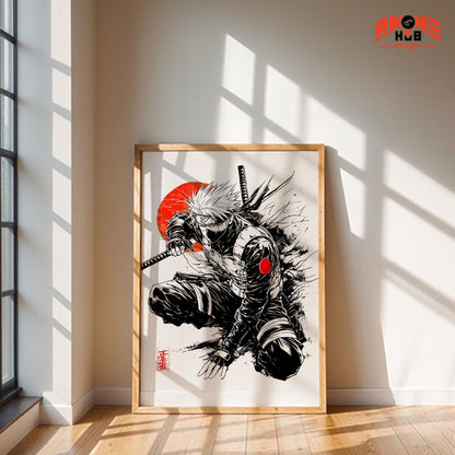 Narrutoo Poster/Canvas, Art Anime Wall Print, Wall Decor  – Hattakee Kakaasshi  Poster/Canvas ANIME HUB