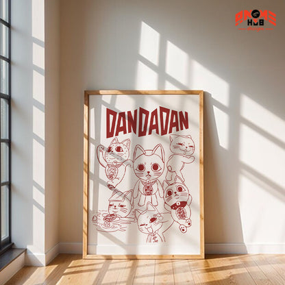 Daandadann 5 Poster/Canvas, Art Anime Wall Print, Wall Decor  –  Poster/Canvas ANIME HUB