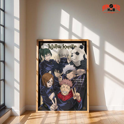 Jujustsuu Kaiisenn 13 Poster/Canvas, Art Anime Wall Print, Wall Decor  –  Poster/Canvas ANIME HUB