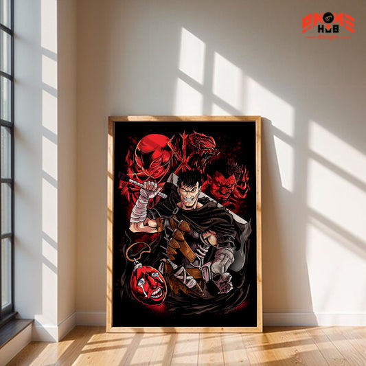 Berserkk 21 Poster/Canvas, Art Anime Wall Print, Wall Decor  –  Poster/Canvas ANIME HUB