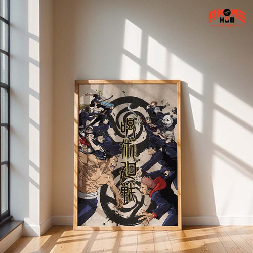 Jujustsuu Kaiisenn 31 Poster/Canvas, Art Anime Wall Print, Wall Decor  –  Poster/Canvas ANIME HUB