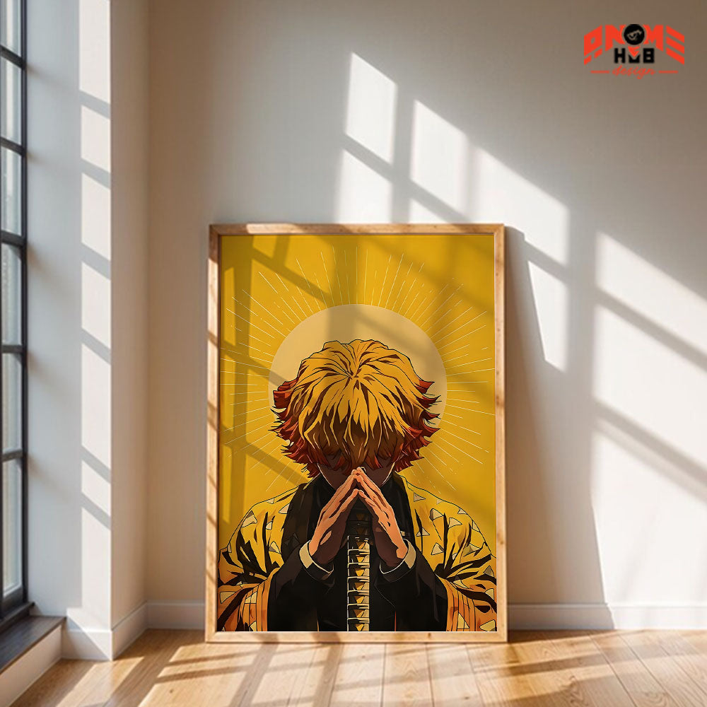 Demoon Slayerr Poster/Canvas, Art Anime Wall Print, Wall Decor  –  Aggattsuuma Zeenittsu 1 Poster/Canvas ANIME HUB