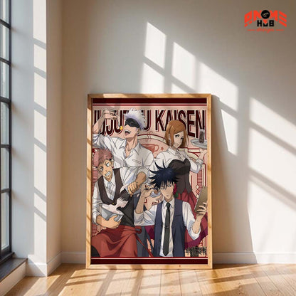 Jujustsuu Kaiisenn 26 Poster/Canvas, Art Anime Wall Print, Wall Decor  –  Poster/Canvas ANIME HUB