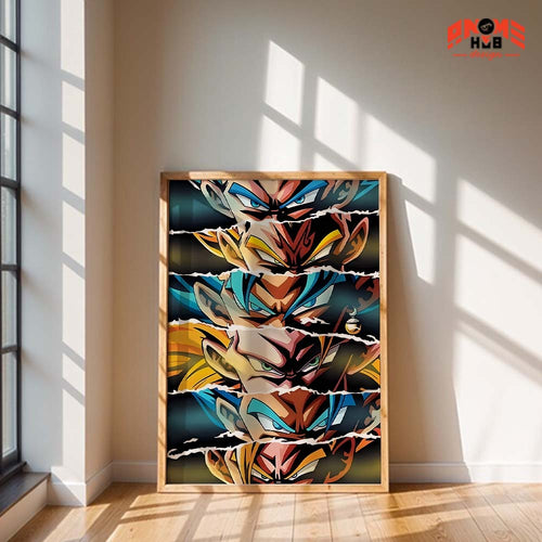 Dragoon Ballz Poster/Canvas, Art Anime Wall Print, Wall Decor  –  Poster/Canvas ANIME HUB