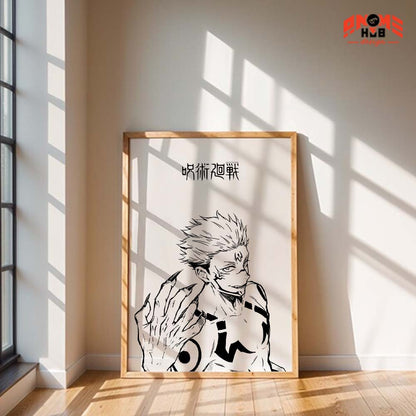 Jujustsuu Kaiisenn 4 Poster/Canvas, Art Anime Wall Print, Wall Decor  –  Poster/Canvas ANIME HUB