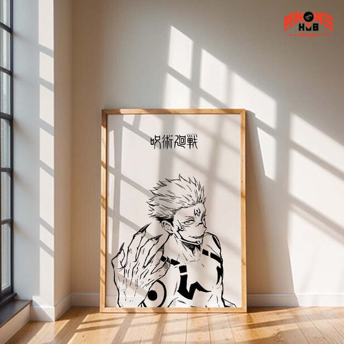 Jujustsuu Kaiisenn 4 Poster/Canvas, Art Anime Wall Print, Wall Decor  –  Poster/Canvas ANIME HUB