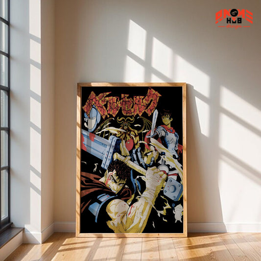 Berserkk 16 Poster/Canvas, Art Anime Wall Print, Wall Decor  –  Poster/Canvas ANIME HUB