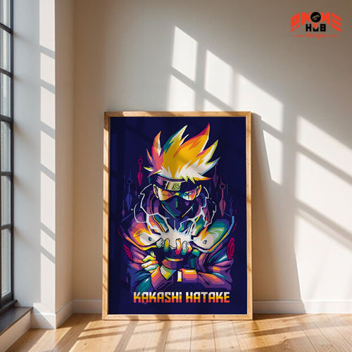 Narrutoo Poster/Canvas, Art Anime Wall Print, Wall Decor  – Hattakee Kakaasshi  3 Poster/Canvas ANIME HUB