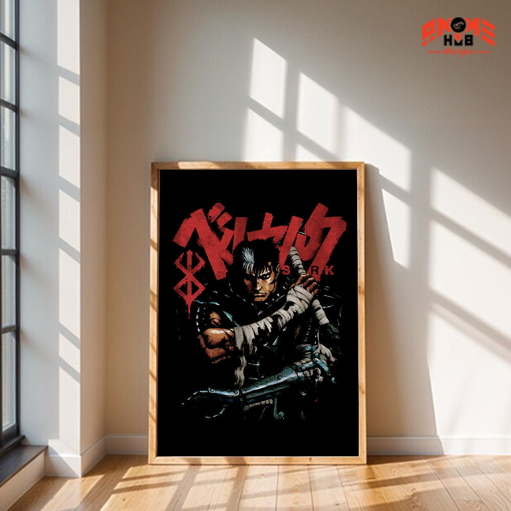 Berserkk 9 Poster/Canvas, Art Anime Wall Print, Wall Decor  –  Poster/Canvas ANIME HUB