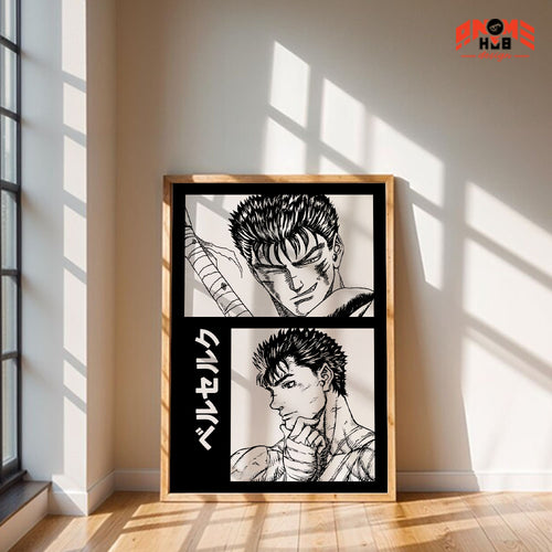 Berserkk Poster/Canvas, Art Anime Wall Print, Wall Decor  –  Poster/Canvas ANIME HUB
