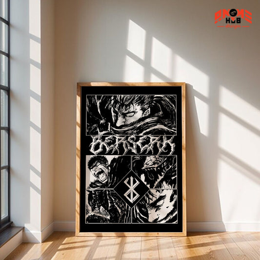 Berserkk 19 Poster/Canvas, Art Anime Wall Print, Wall Decor  –  Poster/Canvas ANIME HUB