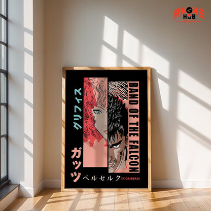 Berserkk 2 Poster/Canvas, Art Anime Wall Print, Wall Decor  –  Poster/Canvas ANIME HUB