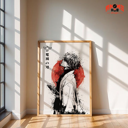 Demoon Slayerr Poster/Canvas, Art Anime Wall Print, Wall Decor  – Aggattsuuma Zeenittsu Poster/Canvas ANIME HUB