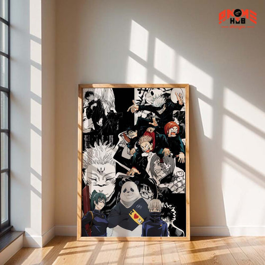 Jujustsuu Kaiisenn 30 Poster/Canvas, Art Anime Wall Print, Wall Decor  –  Poster/Canvas ANIME HUB