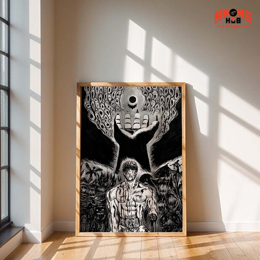 Póster de Griffith del anime Berserk | Arte mural de Berserk | Póster de Berserk | Impresión decorativa de alta calidad