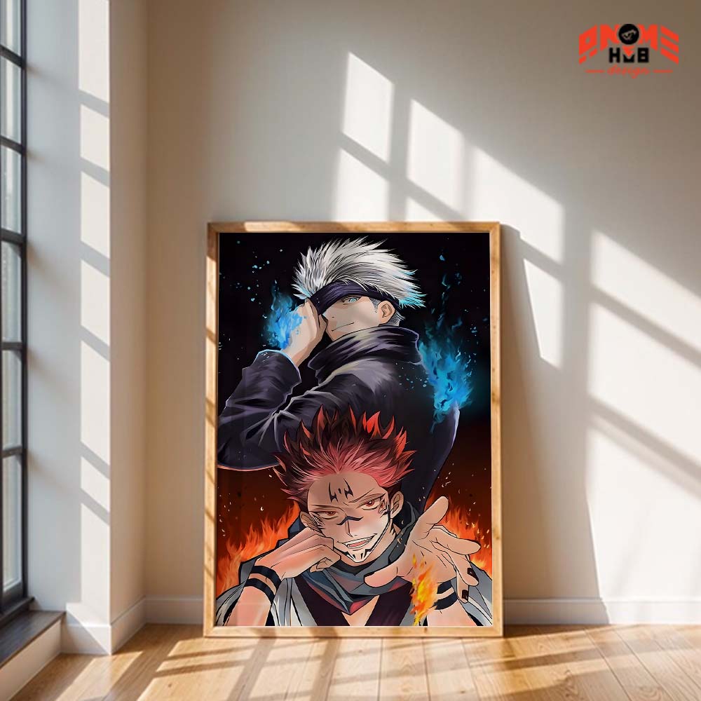 Jujustsuu Kaiisenn 19 Poster/Canvas, Art Anime Wall Print, Wall Decor  –  Poster/Canvas ANIME HUB