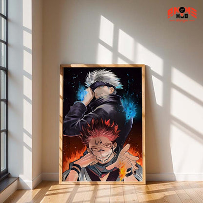 Jujustsuu Kaiisenn 19 Poster/Canvas, Art Anime Wall Print, Wall Decor  –  Poster/Canvas ANIME HUB