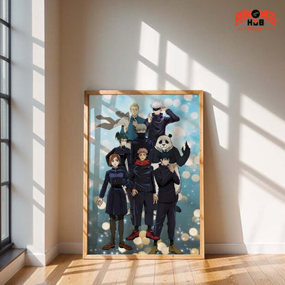 Jujustsuu Kaiisenn 12 Poster/Canvas, Art Anime Wall Print, Wall Decor  –  Poster/Canvas ANIME HUB