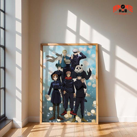 Jujustsuu Kaiisenn 12 Poster/Canvas, Art Anime Wall Print, Wall Decor  –  Poster/Canvas ANIME HUB