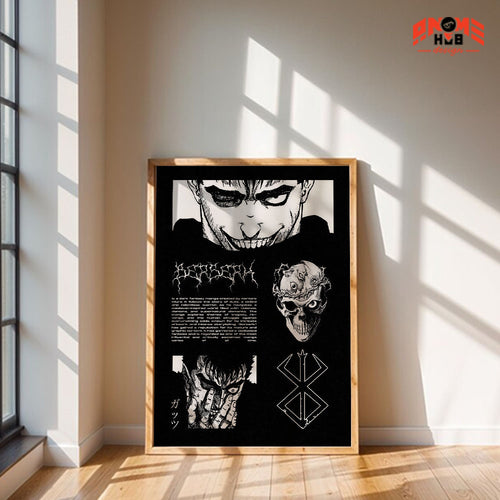 Berserkk 22 Poster/Canvas, Art Anime Wall Print, Wall Decor  –  Poster/Canvas ANIME HUB