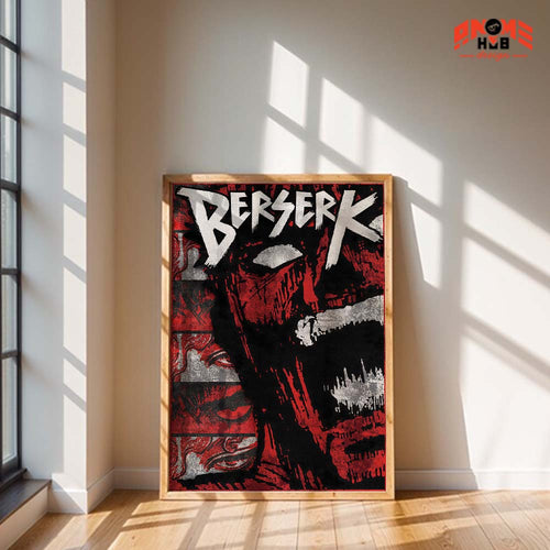 Póster de Griffith del anime Berserk | Arte mural de Berserk | Póster de Berserk | Impresión decorativa de alta calidad