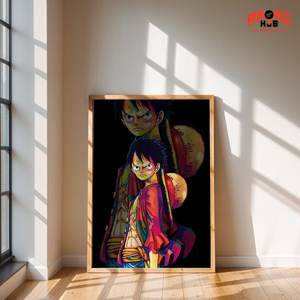 Onee Piecee Poster/Canvas, Art Anime Wall Print, Wall Decor  – Luuffyy  Poster/Canvas ANIME HUB