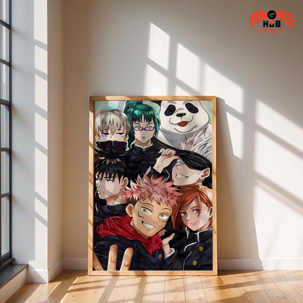 Jujustsuu Kaiisenn 18 Poster/Canvas, Art Anime Wall Print, Wall Decor  –  Poster/Canvas ANIME HUB