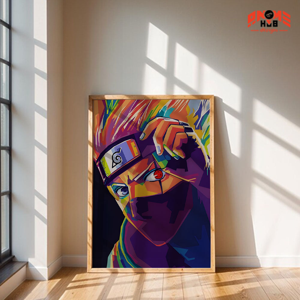 Narrutoo Poster/Canvas, Art Anime Wall Print, Wall Decor  – Hattakee Kakaasshi  2 Poster/Canvas ANIME HUB