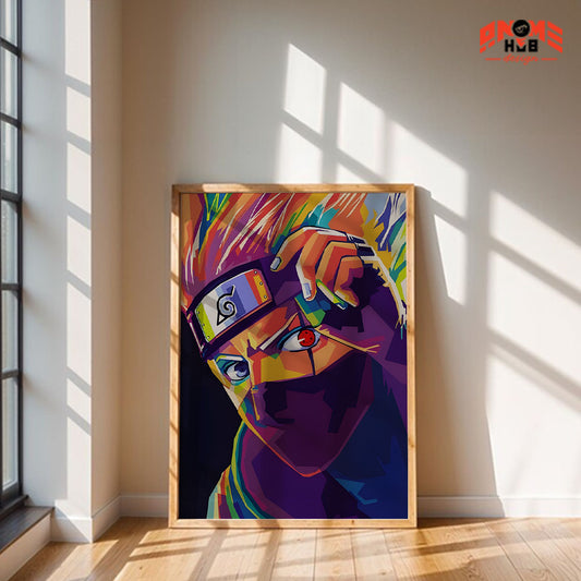 Narrutoo Poster/Canvas, Art Anime Wall Print, Wall Decor  – Hattakee Kakaasshi  2 Poster/Canvas ANIME HUB