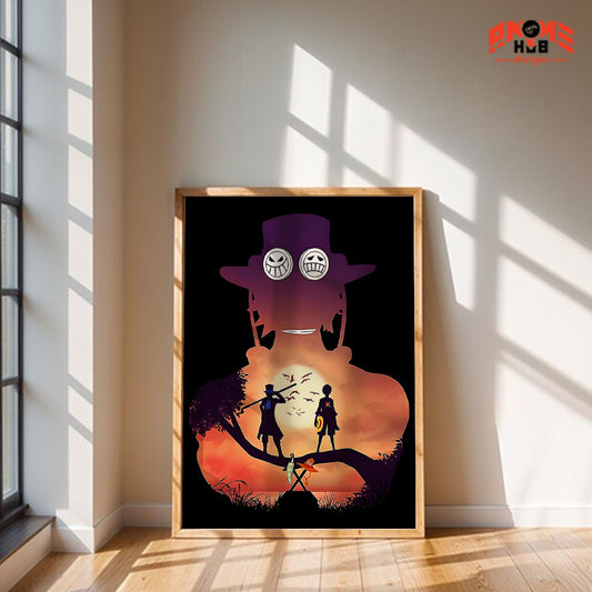 Onee Piecee Poster/Canvas, Art Anime Wall Print, Wall Decor  – Portggas D. Acee  Poster/Canvas ANIME HUB